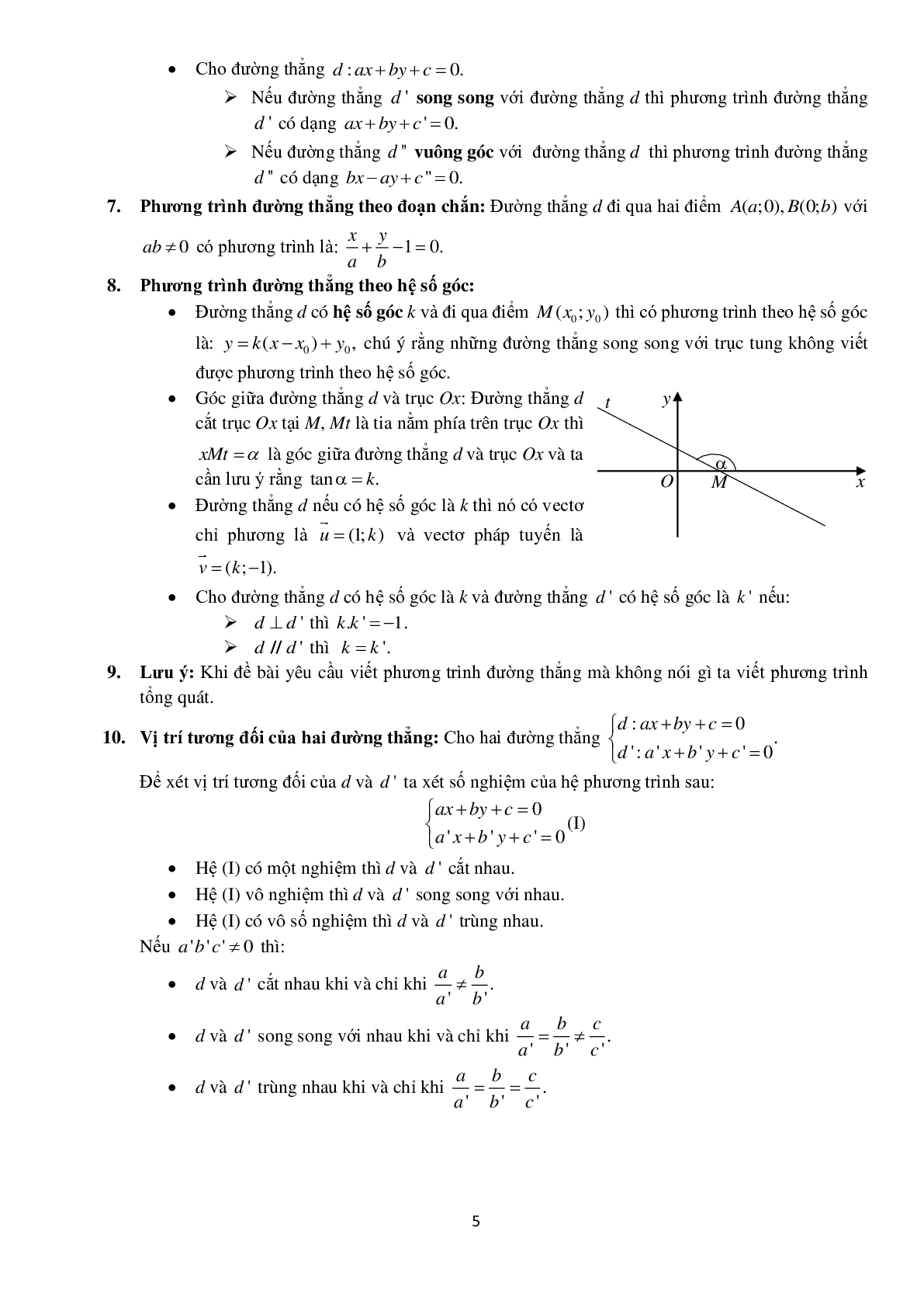 Chuyên đề phương pháp tọa độ trong mặt phẳng - Nguyễn Bá Hoàng (trang 5)