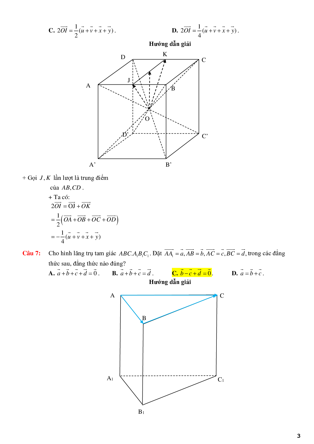 123 bài tập trắc nghiệm quan hệ vuông góc có lời giải chi tiết (trang 3)