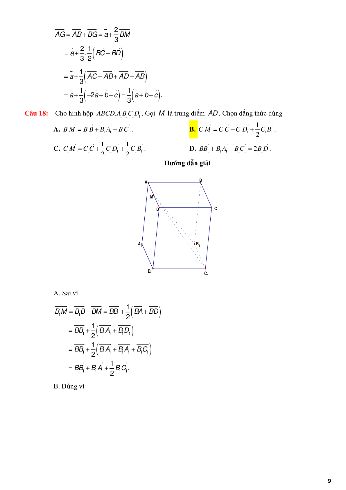 123 bài tập trắc nghiệm quan hệ vuông góc có lời giải chi tiết (trang 9)