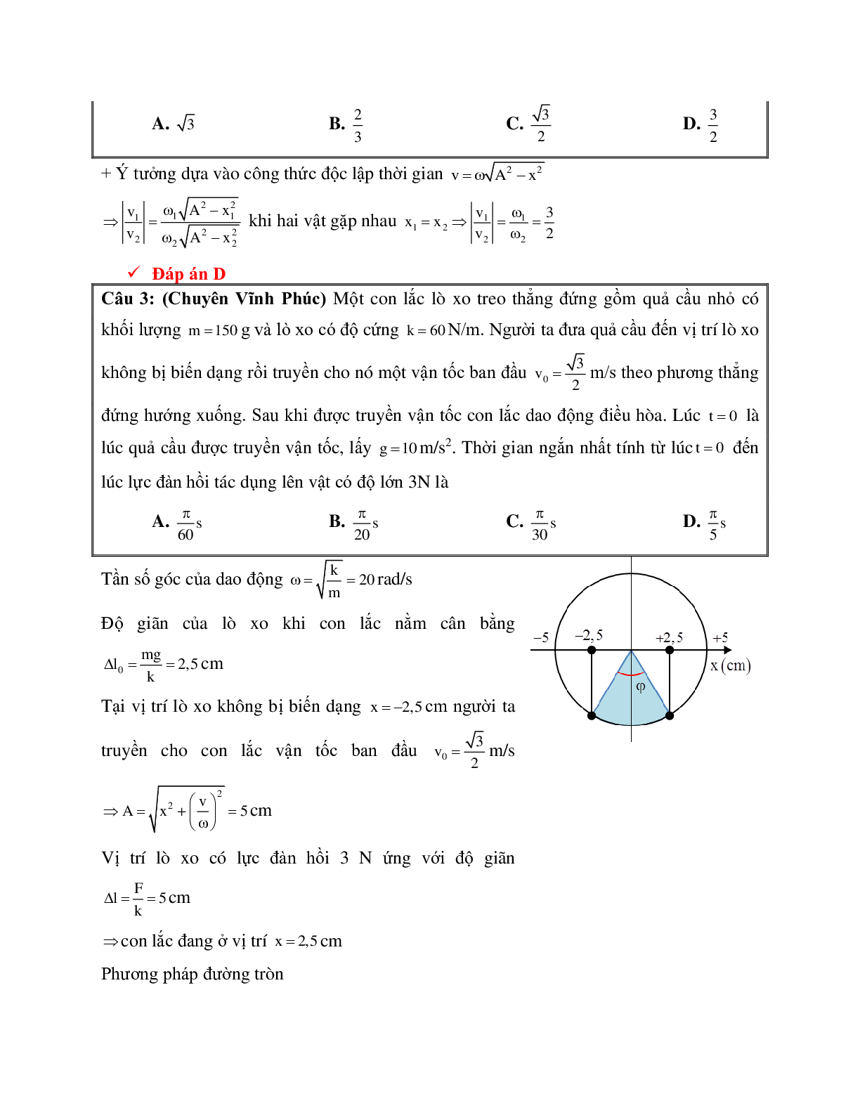 Chinh phục 7,8,9 chương dao động cơ môn Vật lý lớp 12 (trang 2)