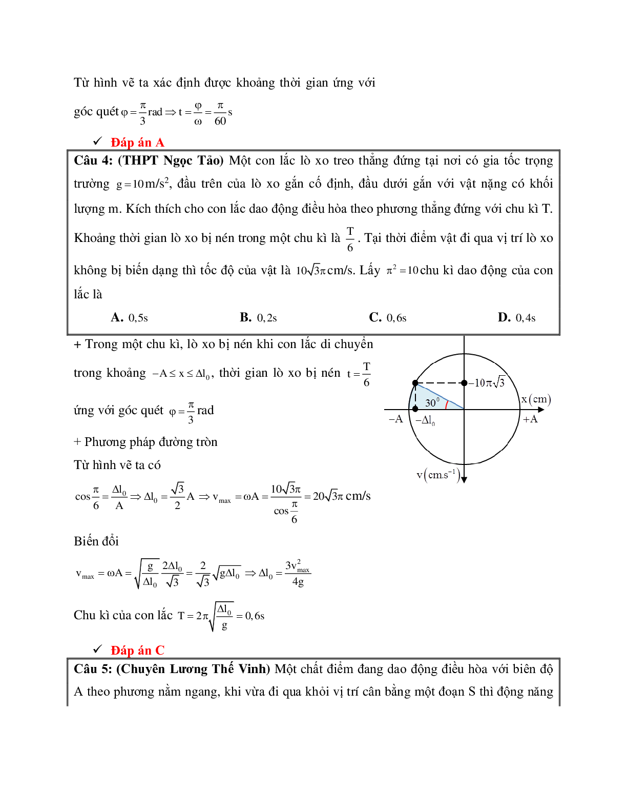 Chinh phục 7,8,9 chương dao động cơ môn Vật lý lớp 12 (trang 3)