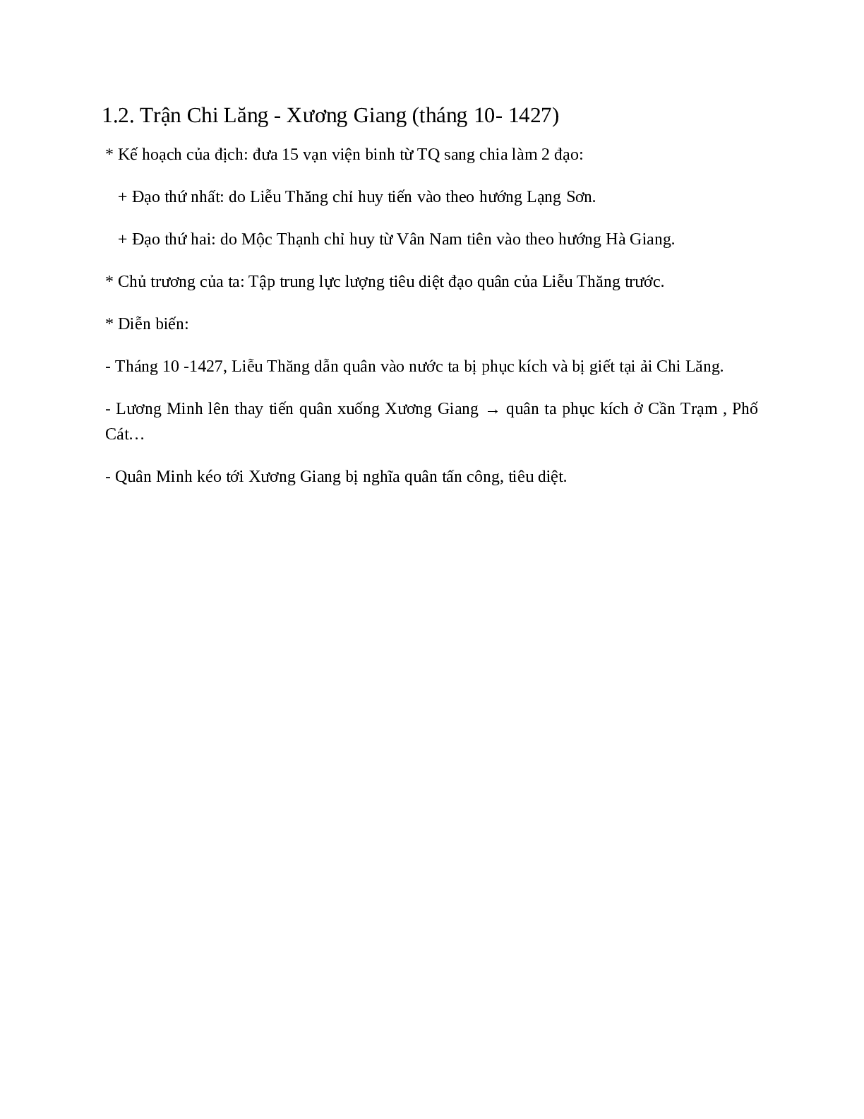 Lịch Sử 7 Bài 19 (Lý thuyết và trắc nghiệm): Cuộc khởi nghĩa Lam Sơn (trang 6)