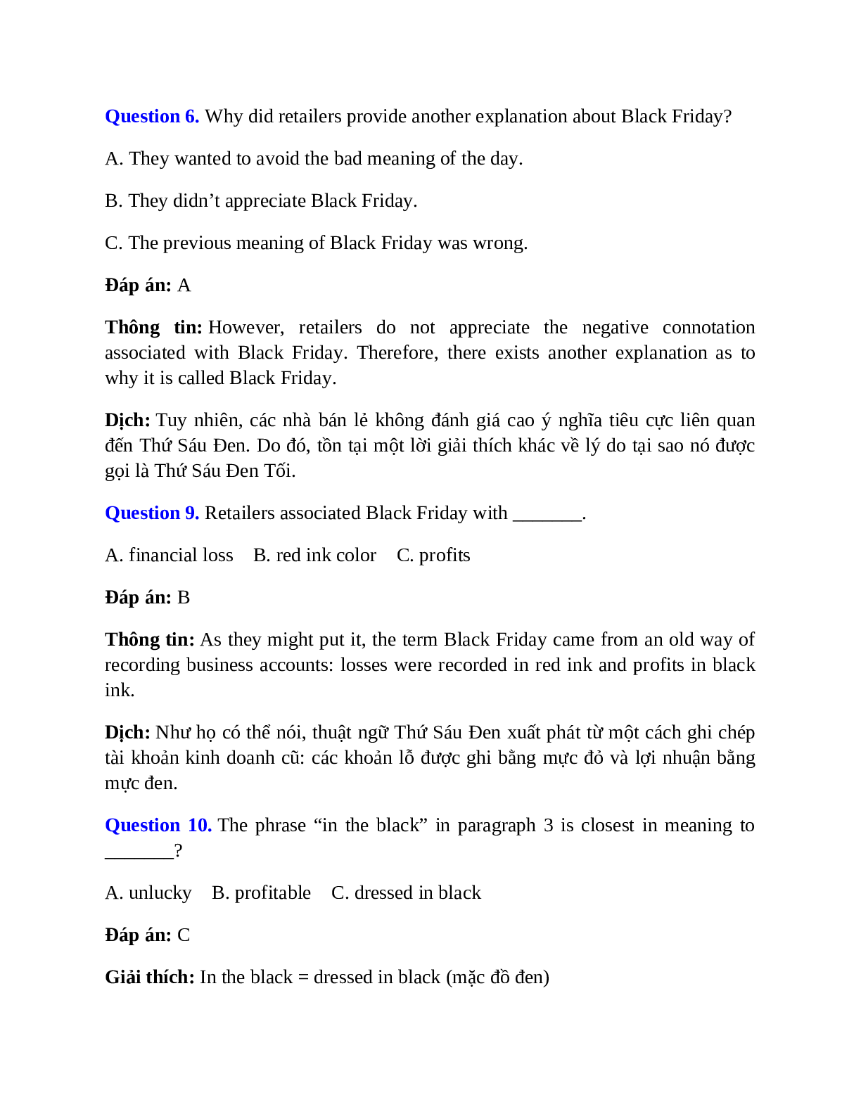 60 câu Trắc nghiệm Tiếng Anh 9 Unit 8 có đáp án 2023: Celebrations (trang 10)