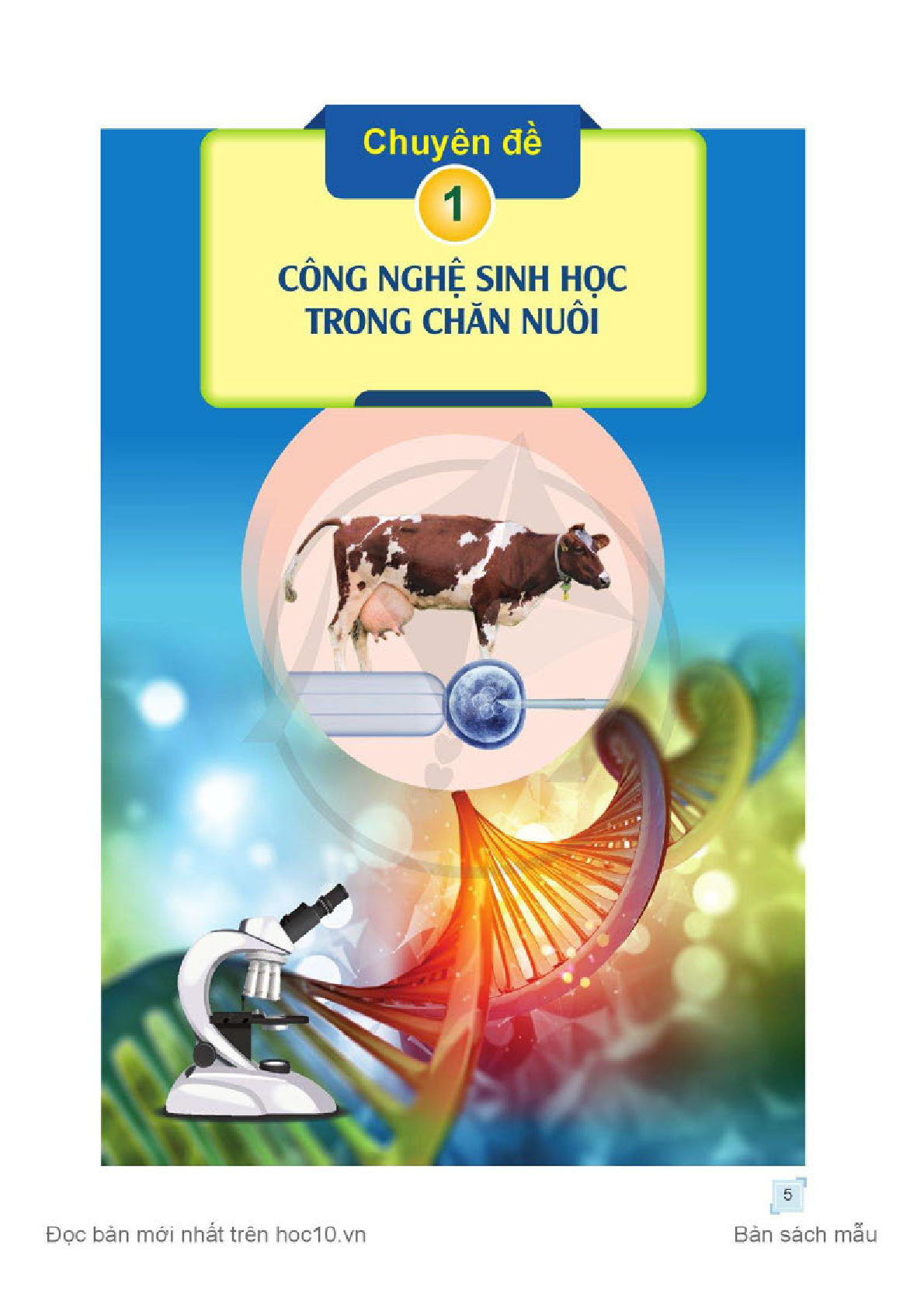 Chuyên đề học tập Công nghệ chăn nuôi 11 Cánh diều pdf (trang 7)