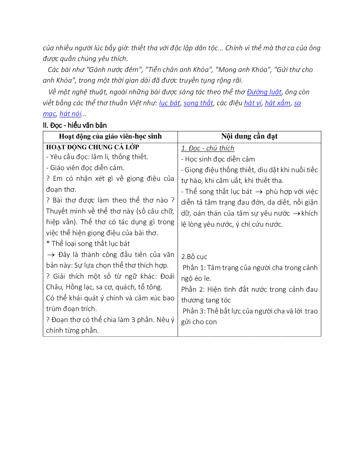 Giáo án ngữ văn lớp 8 Tuần 17 Tiết 65: Hai chữ nước nhà (trang 3)