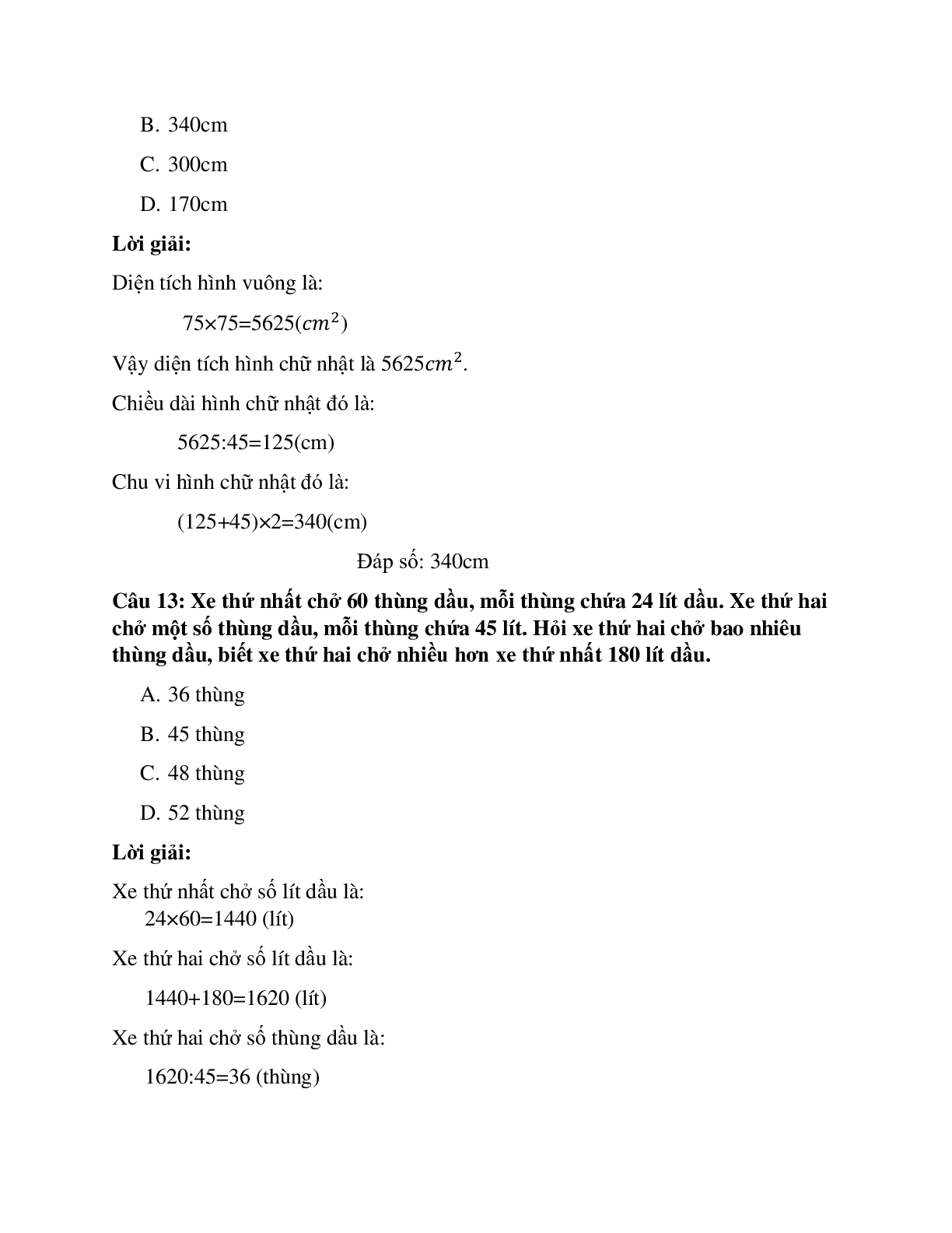 27 câu Trắc nghiệm Chia cho số có hai chữ số có đáp án 2023 – Toán lớp 4 (trang 6)