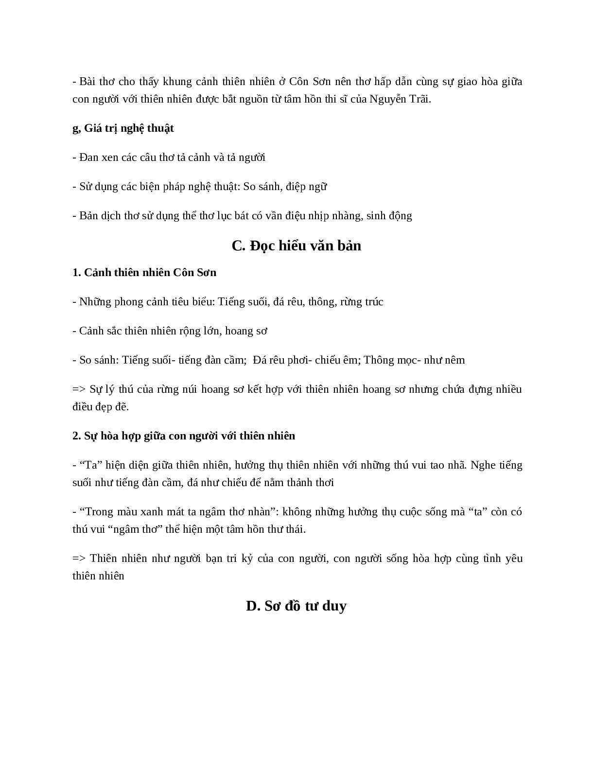 Bài ca Côn Sơn - Tác giả tác phẩm - Ngữ văn lớp 7 (trang 2)