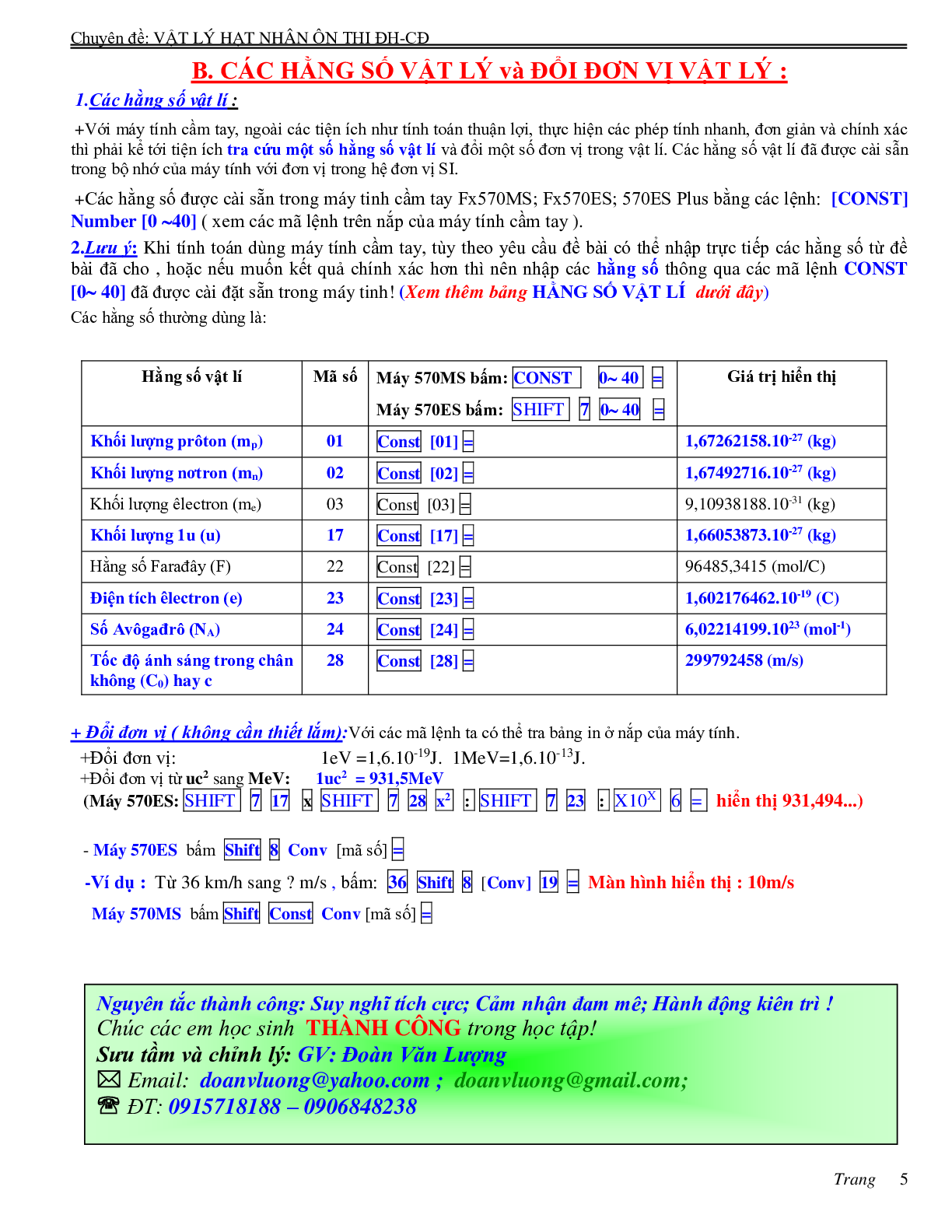 Chuyên đề Hạt nhân nguyên tử môn Vật lý lớp 12 (trang 5)