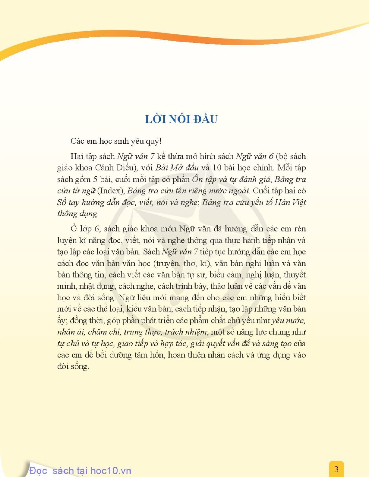 Ngữ văn lớp 7 tập 1 Cánh diều pdf (trang 4)