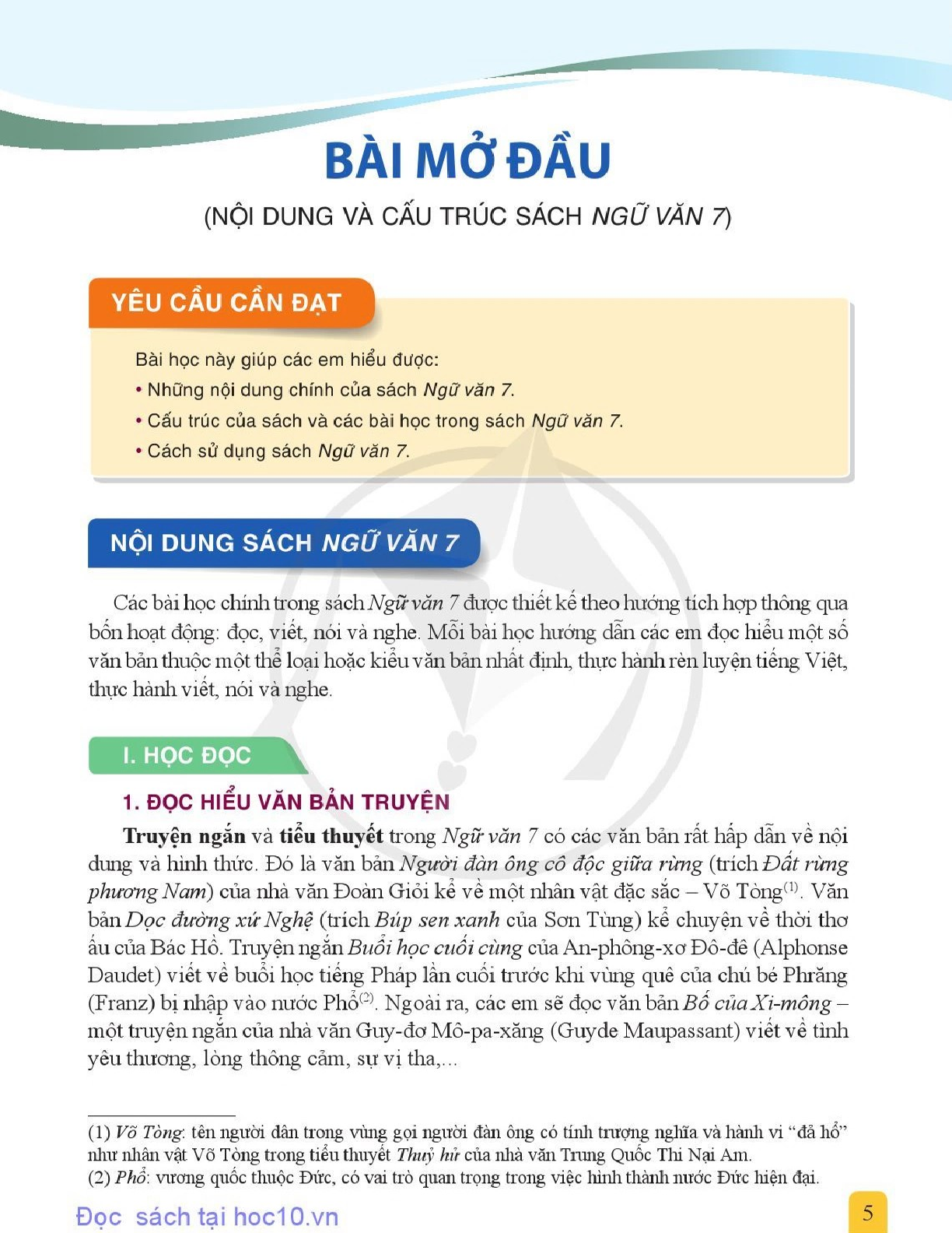 Ngữ văn lớp 7 tập 1 Cánh diều pdf (trang 6)