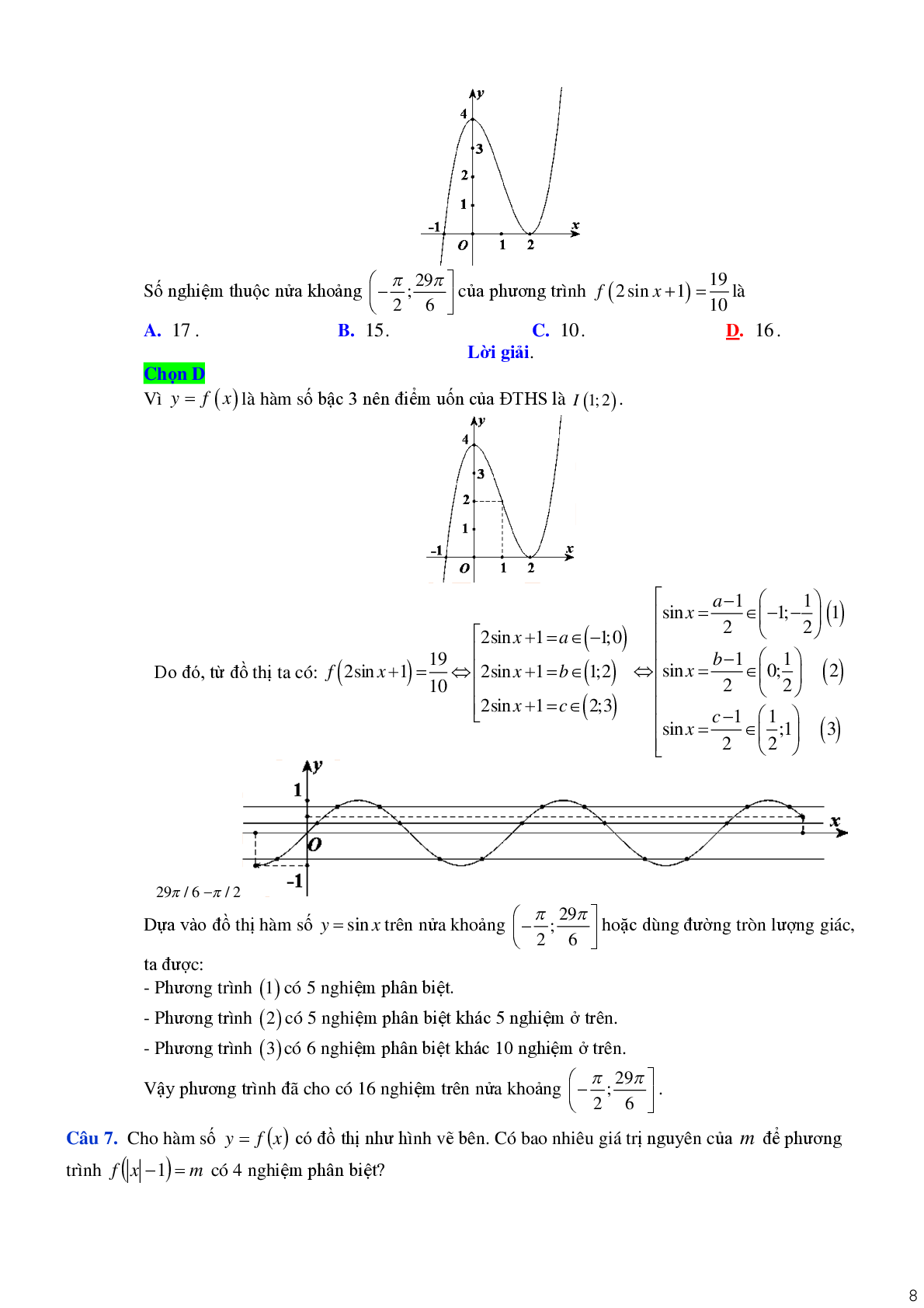 Tìm số nghiệm phương trình hàm hợp (trang 8)