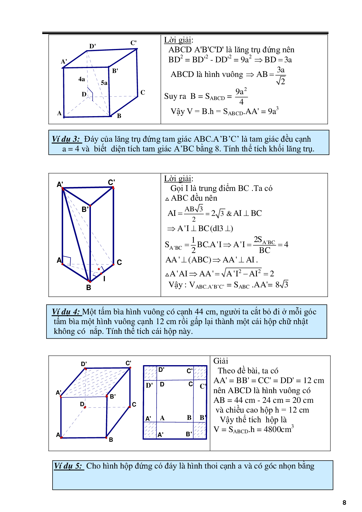 Các phương pháp tính thể tích khối đa diện (trang 8)