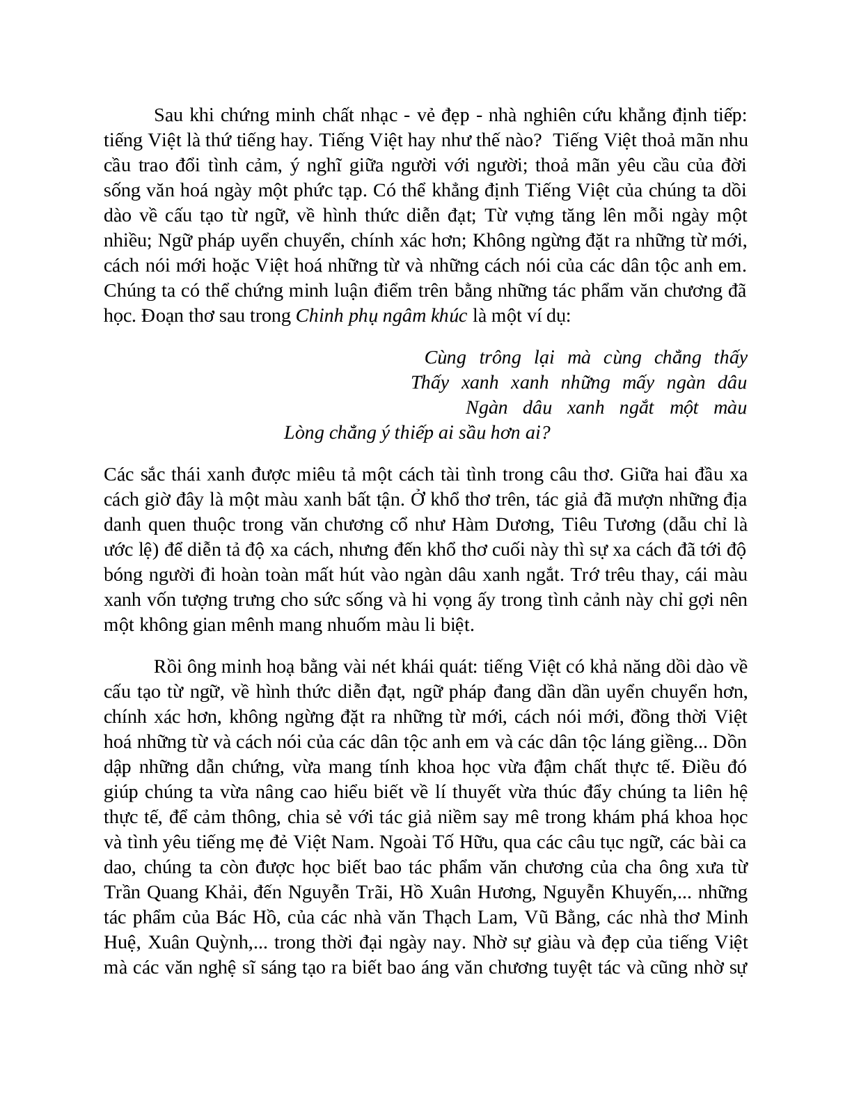 Sơ đồ tư duy bài Sự giàu đẹp của Tiếng Việt dễ nhớ, ngắn nhất - Ngữ văn lớp 7 (trang 7)