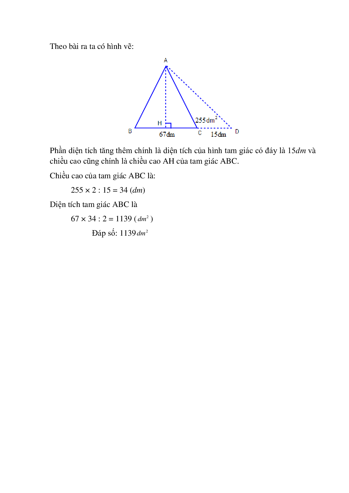 14 câu Trắc nghiệm Hình tam giác. Diện tích hình tam giác có đáp án 2023 – Toán lớp 5 (trang 9)