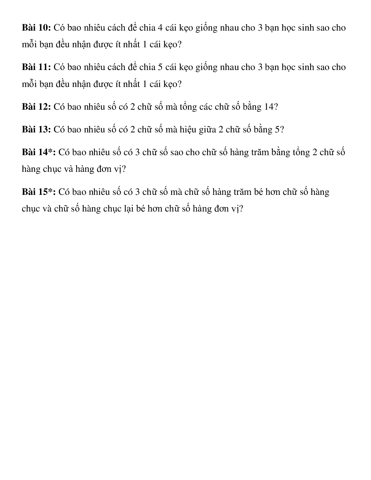 14 bài toán về Toán lớp 3 cơ bản, nâng cao Phần 2 (trang 2)