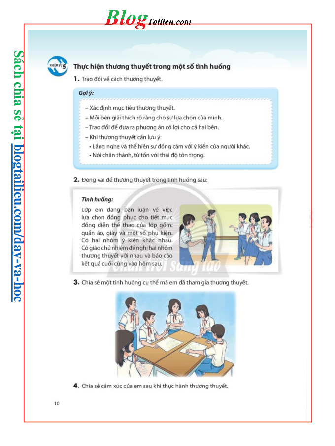 Hoạt động trải nghiệm, hướng nghiệp bản 1 lớp 8 Chân trời sáng tạo pdf (trang 10)