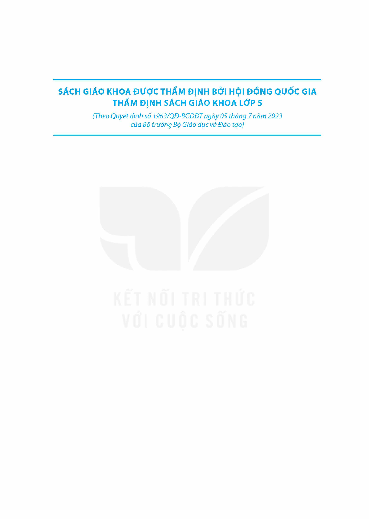 Sách giáo khoa Tiếng Việt lớp 5 Tập 1 Kết nối tri thức PDF (trang 3)