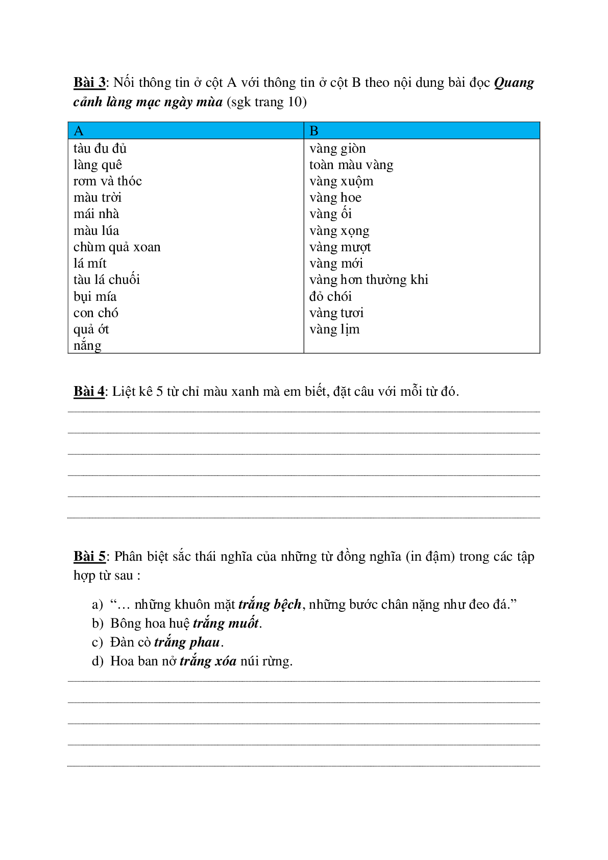 Bài tập nâng cao môn Tiếng Việt lớp 5 (trang 2)