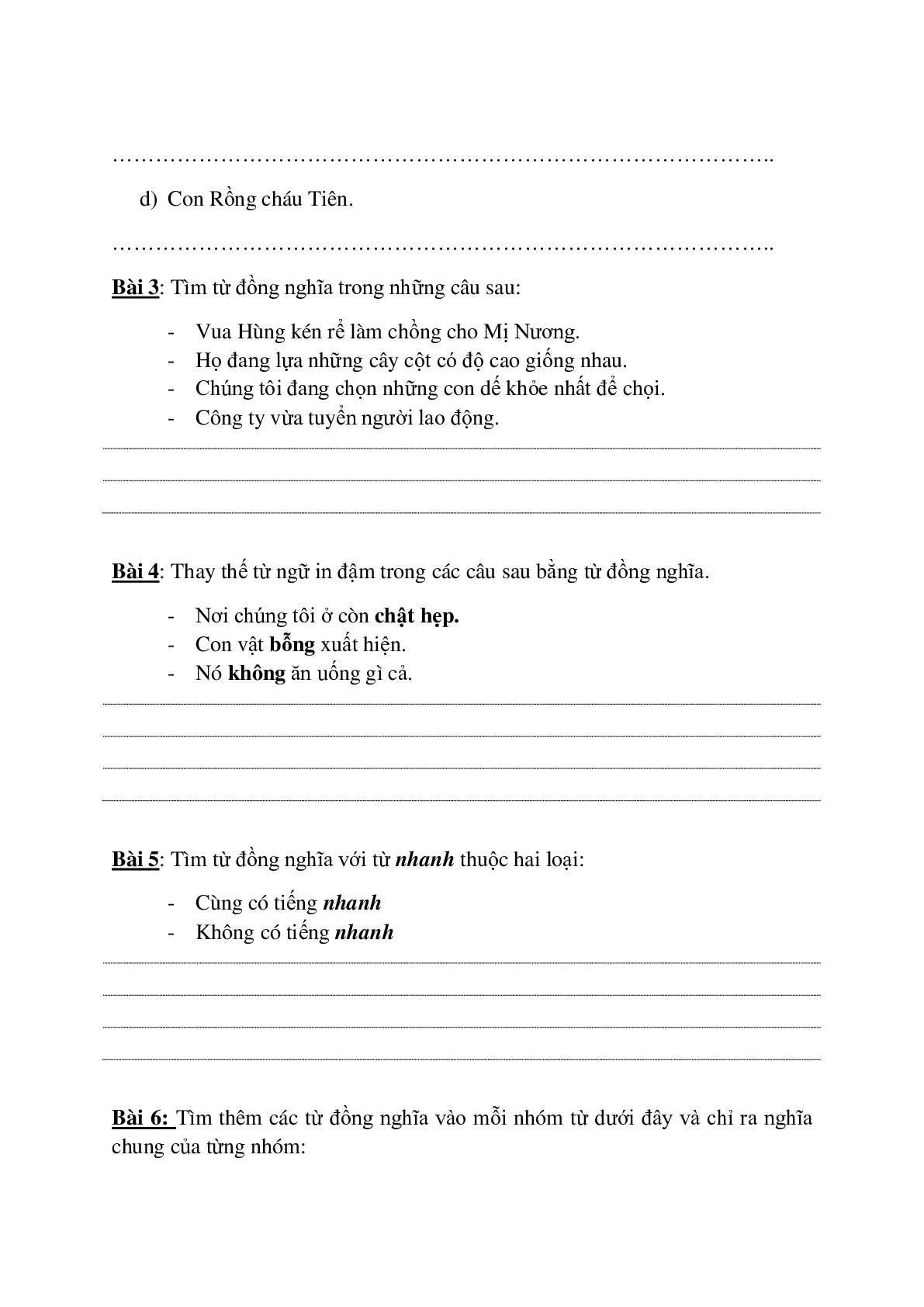 Bài tập nâng cao môn Tiếng Việt lớp 5 (trang 5)