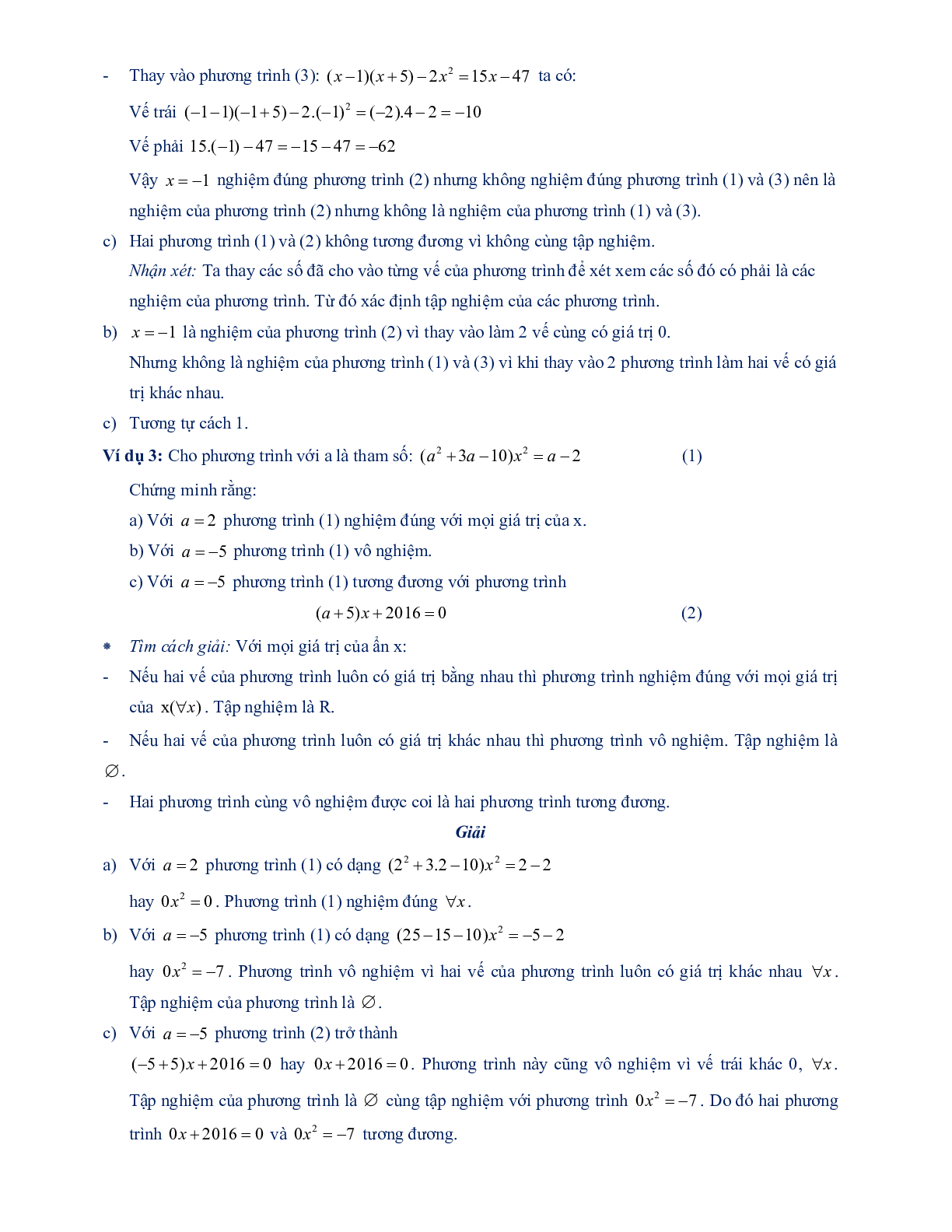 Chuyên đề mở đầu về phương trình (trang 10)