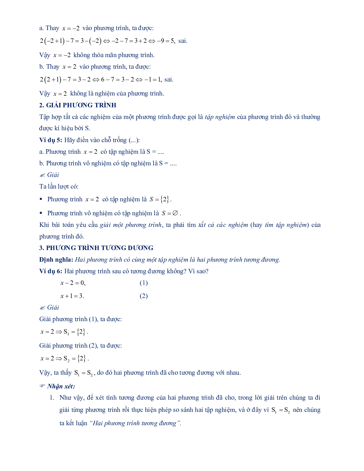 Chuyên đề mở đầu về phương trình (trang 2)