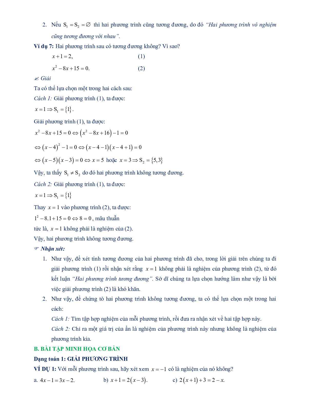 Chuyên đề mở đầu về phương trình (trang 3)