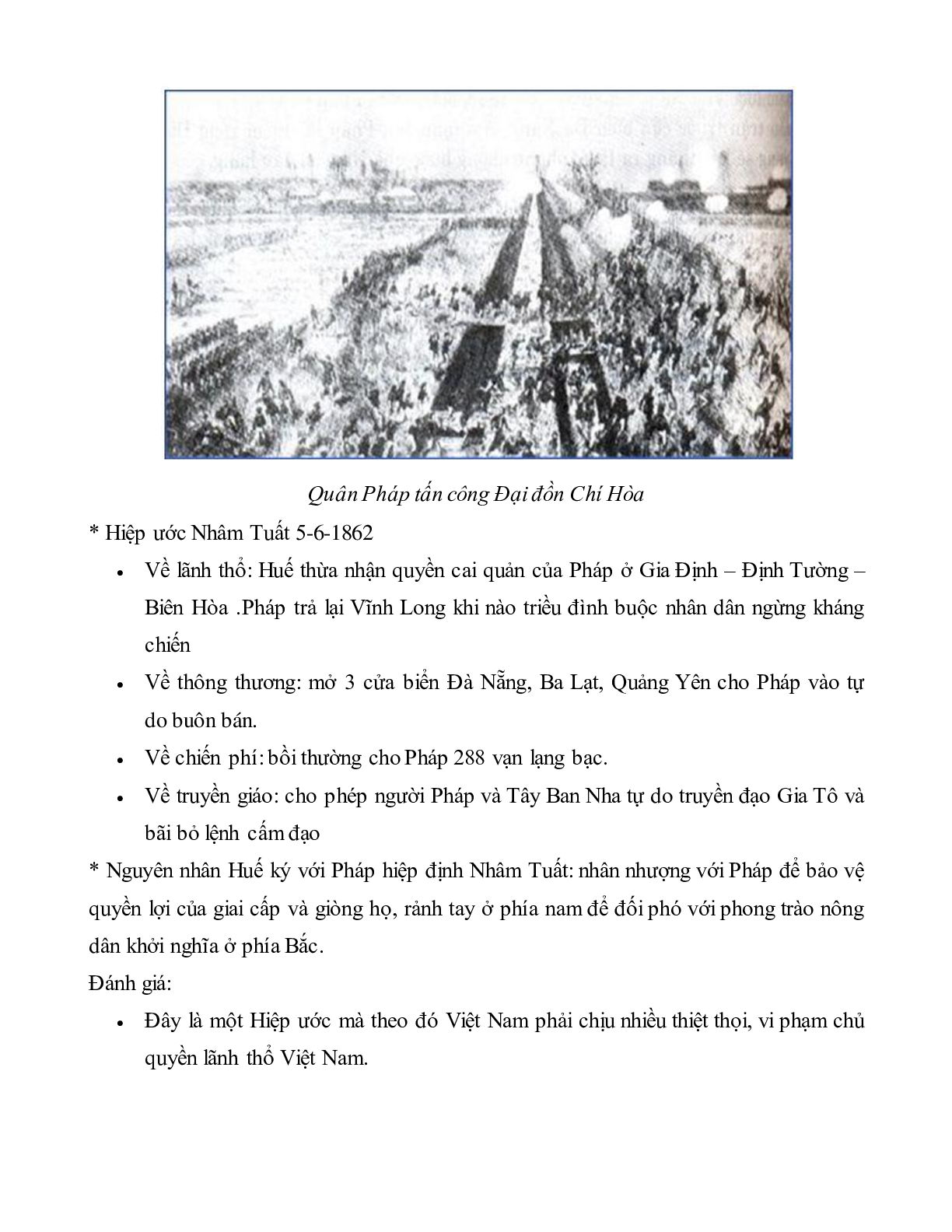 Lý thuyết Lịch sử 11: Bài 19: Nhân dân Việt Nam kháng chiến chống Pháp xâm lược (từ năm 1858 đến trước năm 1873) mới nhất (trang 9)