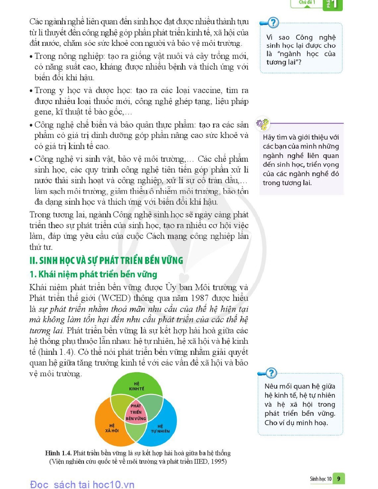 Sinh học lớp 10 Cánh diều pdf (trang 10)