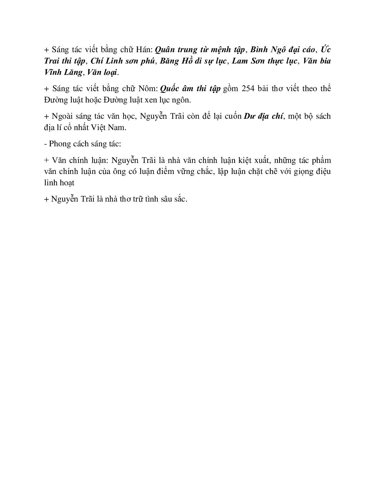 Đại cáo bình Ngô (Tác giả Nguyễn Trãi) – Ngữ văn lớp 10 (trang 4)