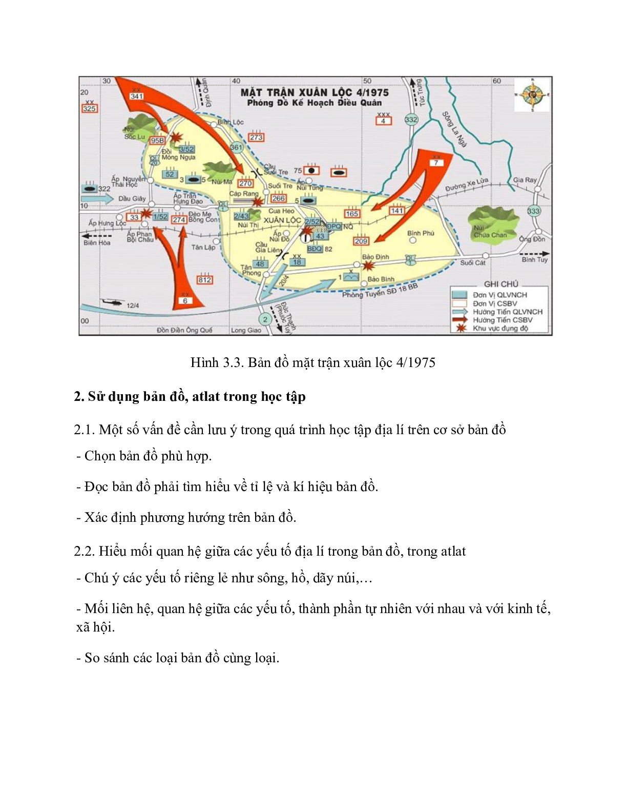 Địa Lí 10 Bài 3 (Lý thuyết và trắc nghiệm): Sử dụng bản đồ trong học tập và đời sống (trang 3)