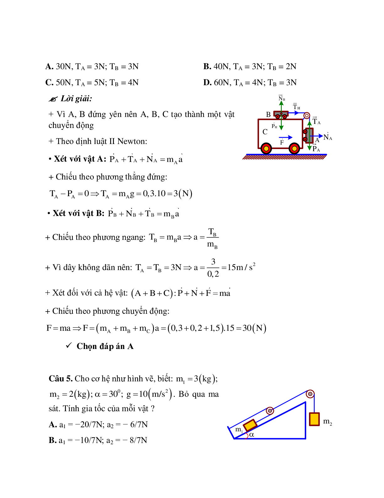Phương pháp giải và bài tập về Các bài toán chuyển động của hệ vật chọn lọc (trang 10)