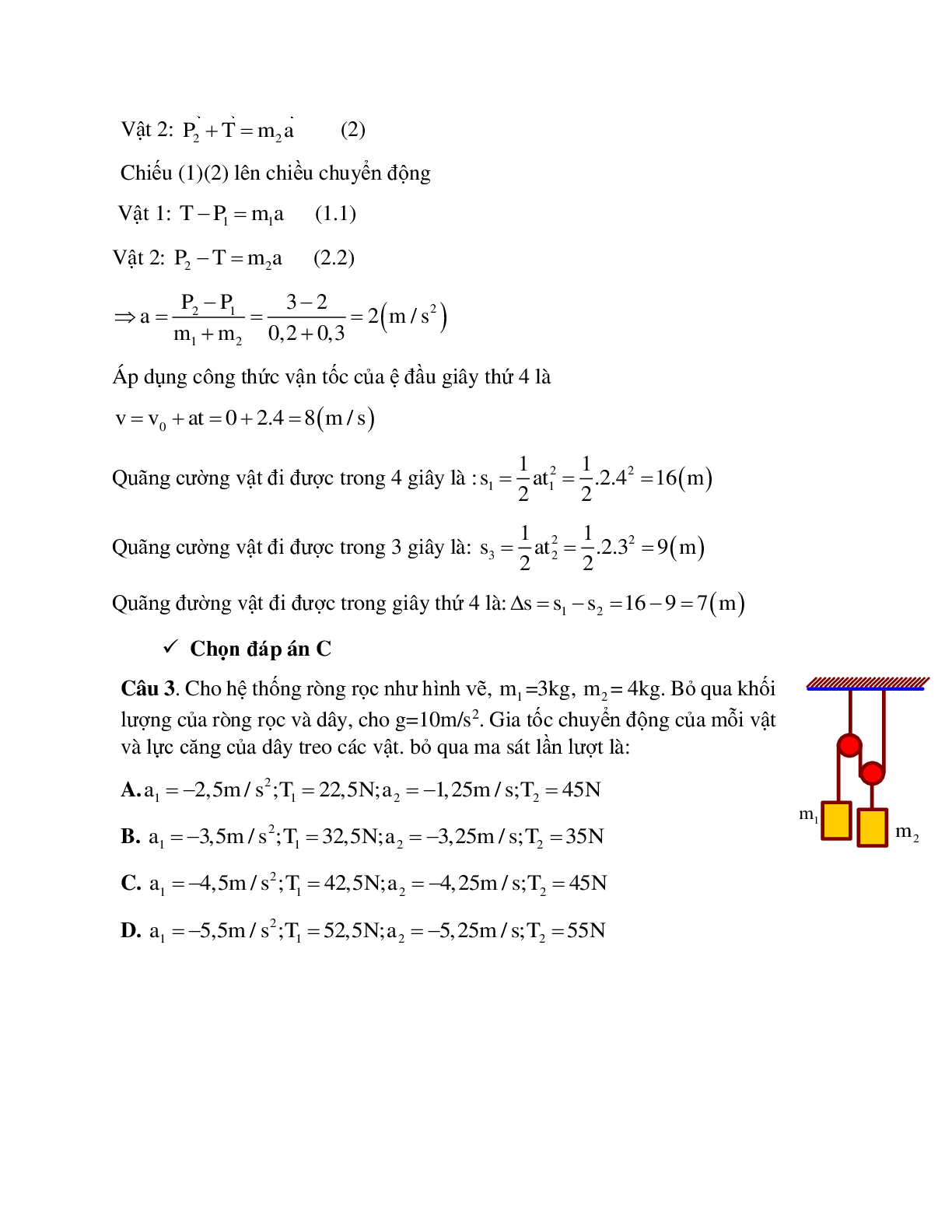 Phương pháp giải và bài tập về Các bài toán chuyển động của hệ vật chọn lọc (trang 5)