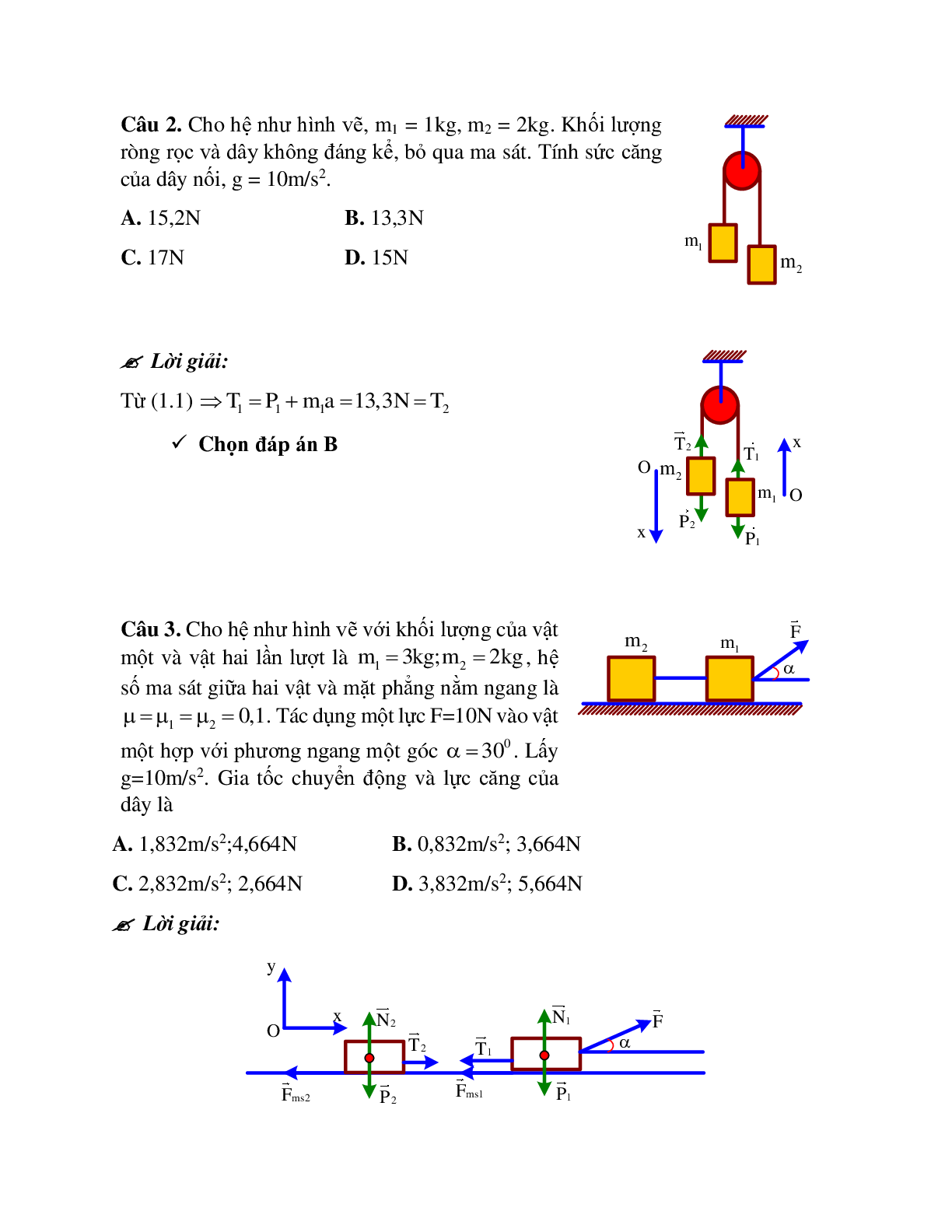 Phương pháp giải và bài tập về Các bài toán chuyển động của hệ vật chọn lọc (trang 8)