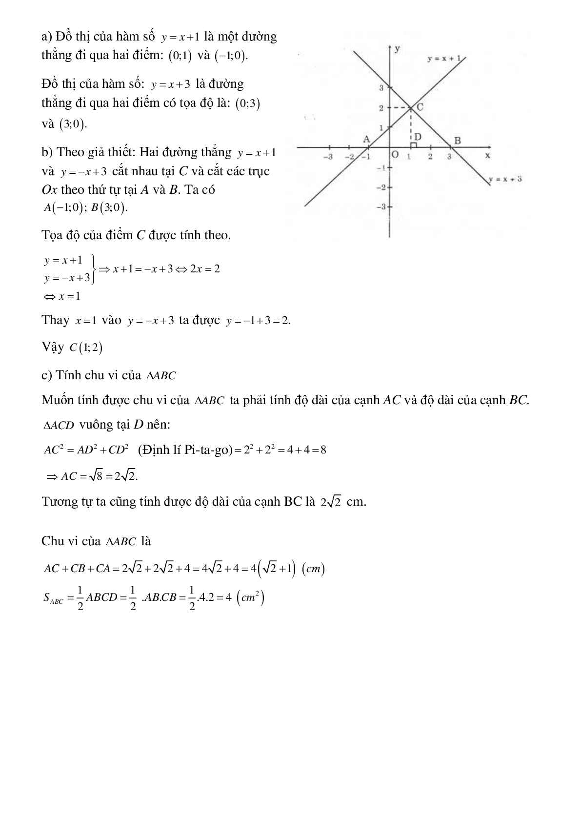 Bài tập Đồ thị hàm số Y=aX+b (trang 4)