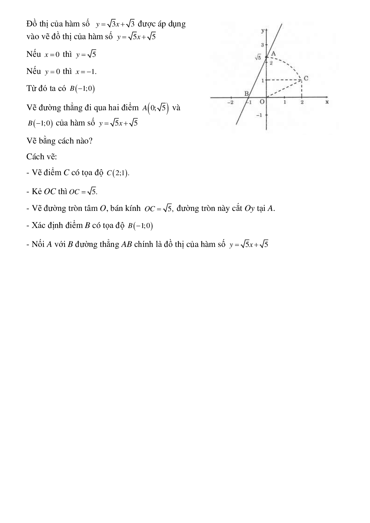 Bài tập Đồ thị hàm số Y=aX+b (trang 6)