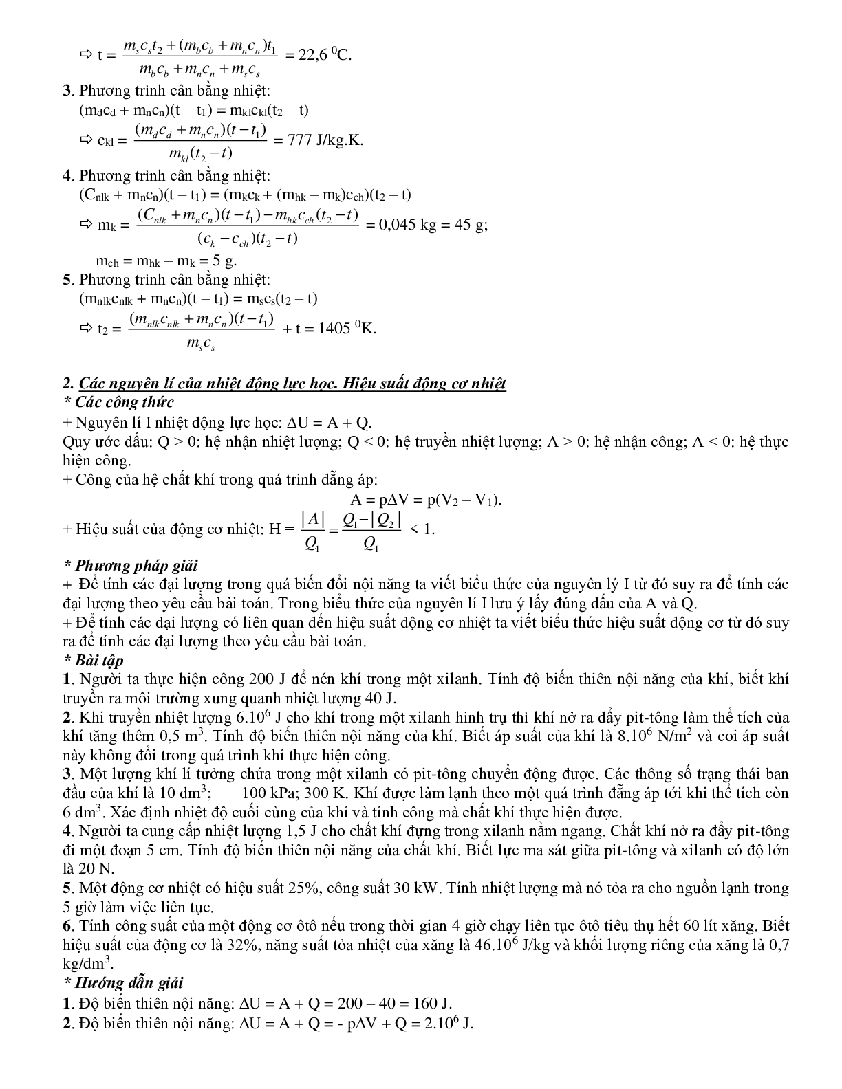 Chuyên đề Cơ sở của nhiệt động lực học môn Vật lý lớp 10 (trang 2)