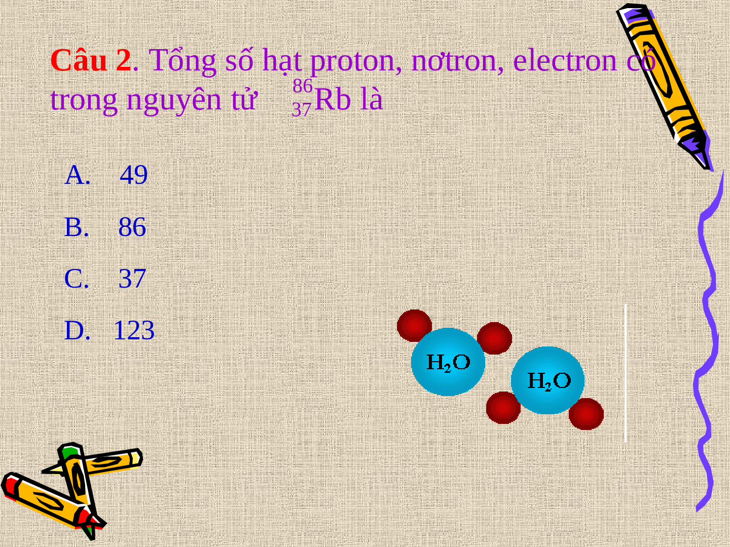 Giáo án điện tử Hóa học 10 bài 2: Hạt nhân nguyên tử nguyên tố hóa học đồng vị mới nhất (trang 9)