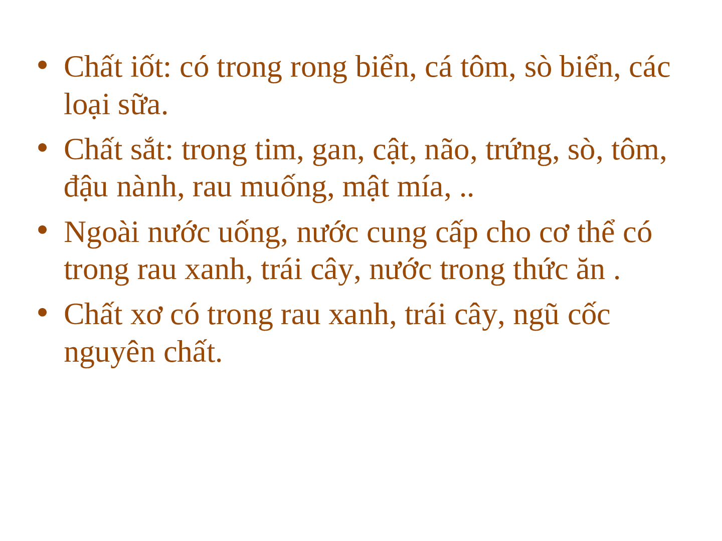 Bài giảng Công nghệ 6 Tiết 34 Ôn tập chương 2 (trang 6)