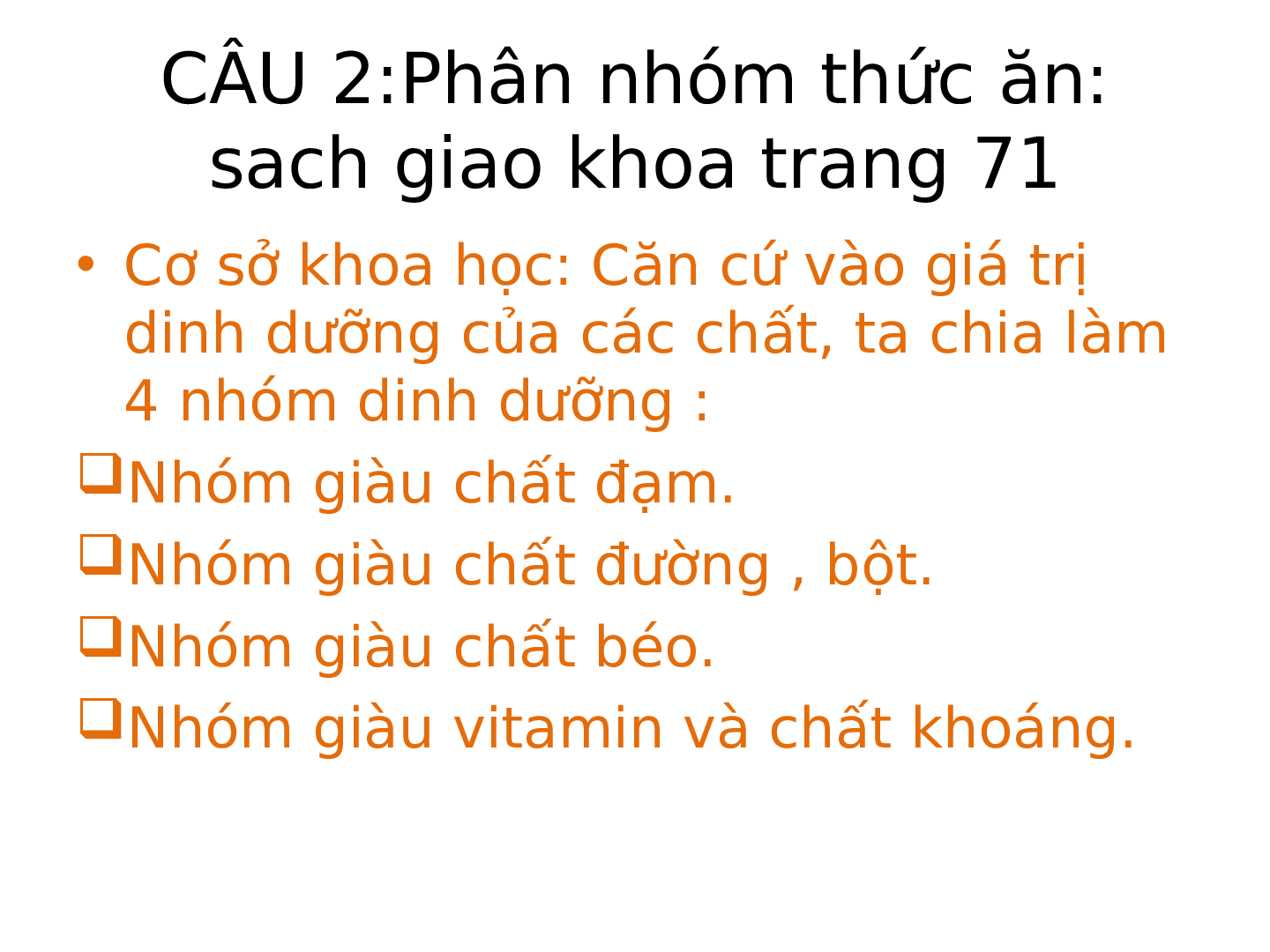 Bài giảng Công nghệ 6 Tiết 34 Ôn tập chương 2 (trang 7)