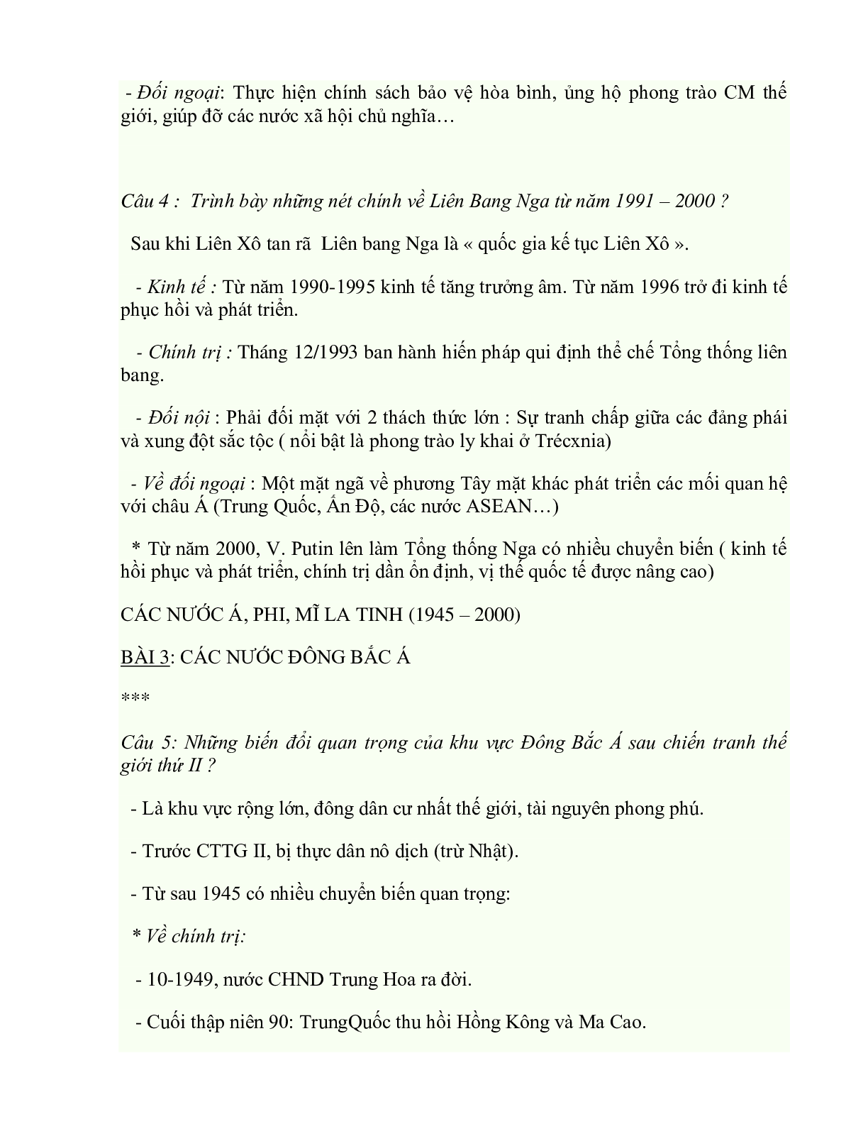 Tổng hợp kiến thức trọng tâm môn lịch sử lớp 12 (trang 4)