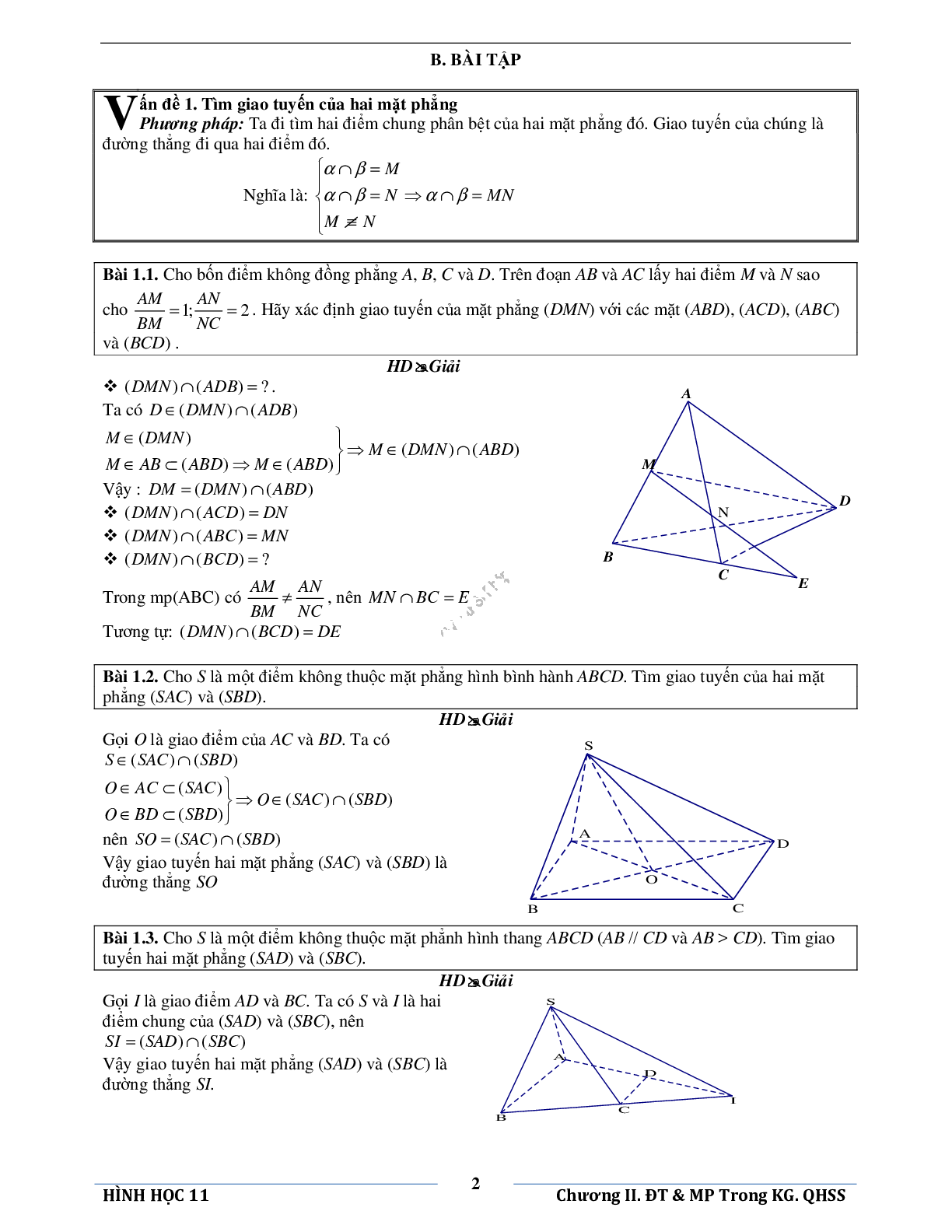Đường thẳng và mặt phẳng trong không gian quan hệ song song (trang 5)