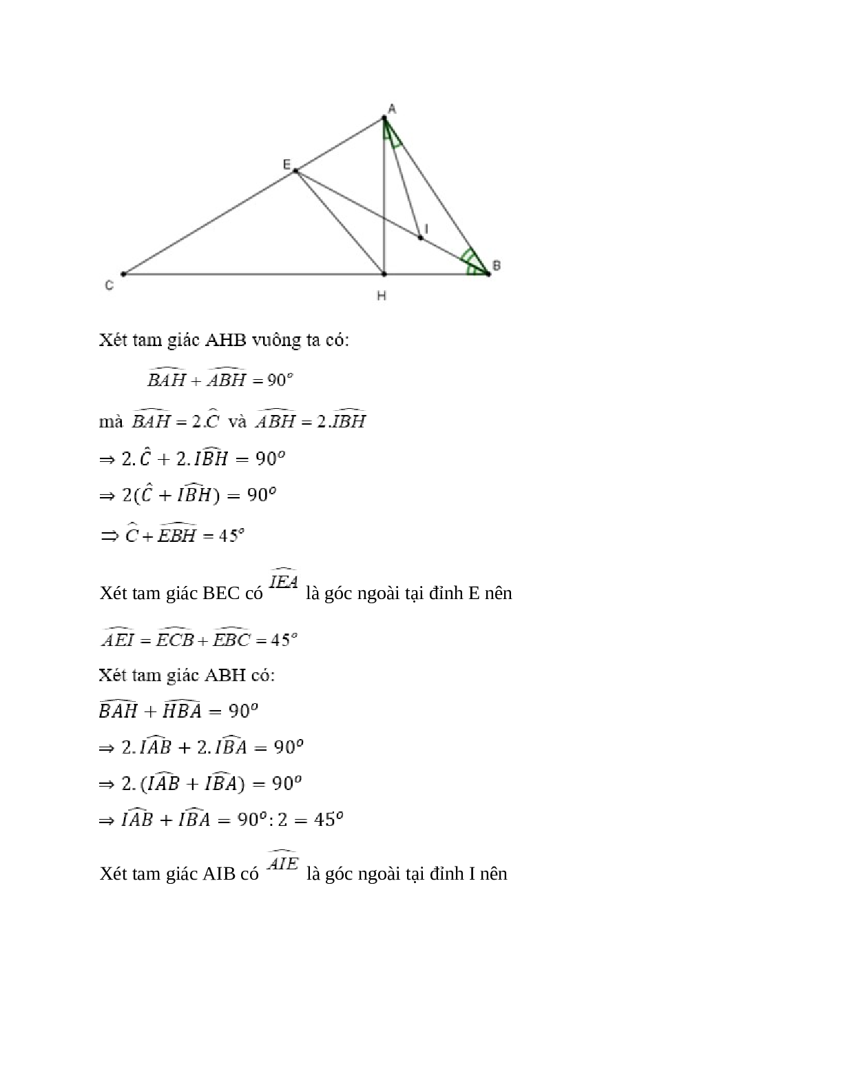 Trắc nghiệm Tính chất ba đường phân giác của tam giác có đáp án – Toán lớp 7 (trang 10)