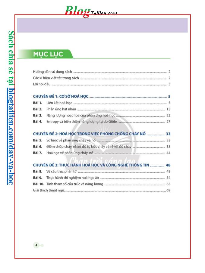 Chuyên đề học tập Hóa học 10 Chân trời sáng tạo pdf (trang 5)