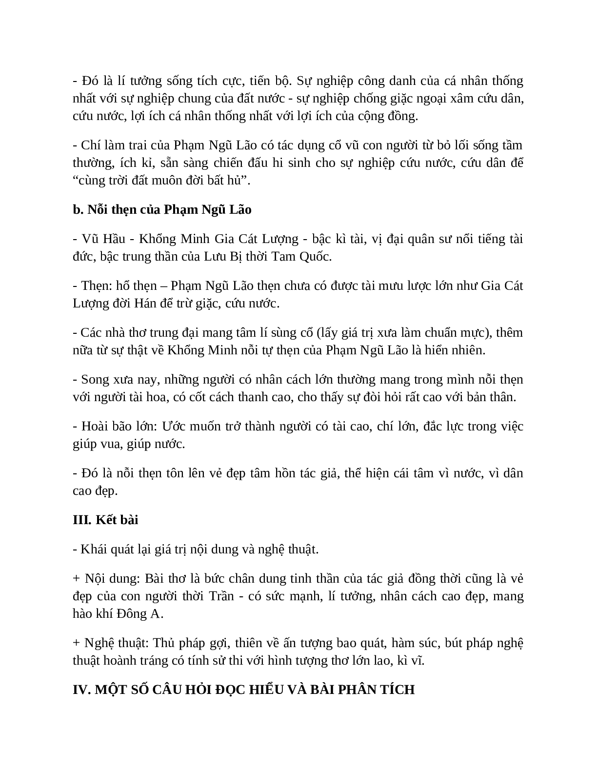 Sơ đồ tư duy bài Tỏ lòng dễ nhớ, ngắn nhất - Ngữ văn lớp 10 (trang 5)