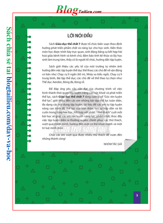 Giáo dục thể chất lớp 7 Chân trời sáng tạo pdf (trang 4)