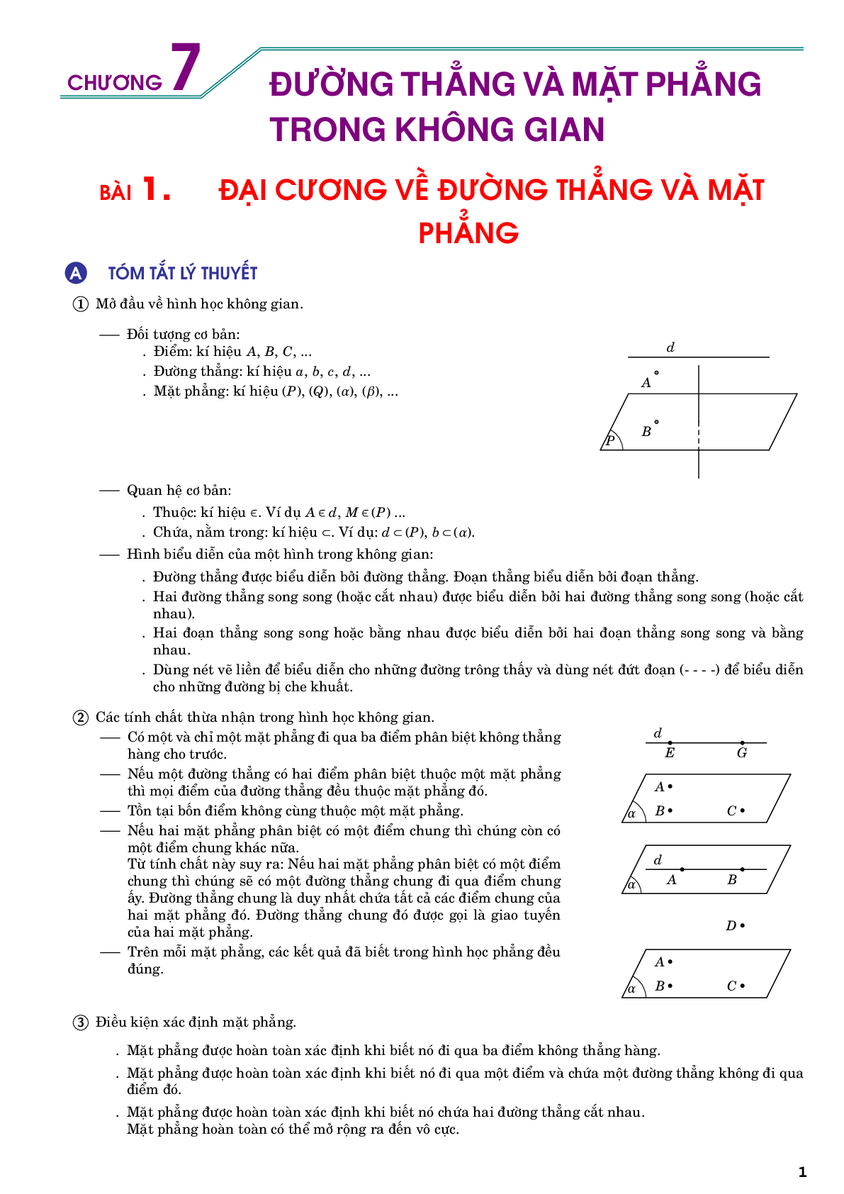 Hướng dẫn giải các dạng toán đường thẳng và mặt phẳng trong không gian quan hệ song song (trang 1)