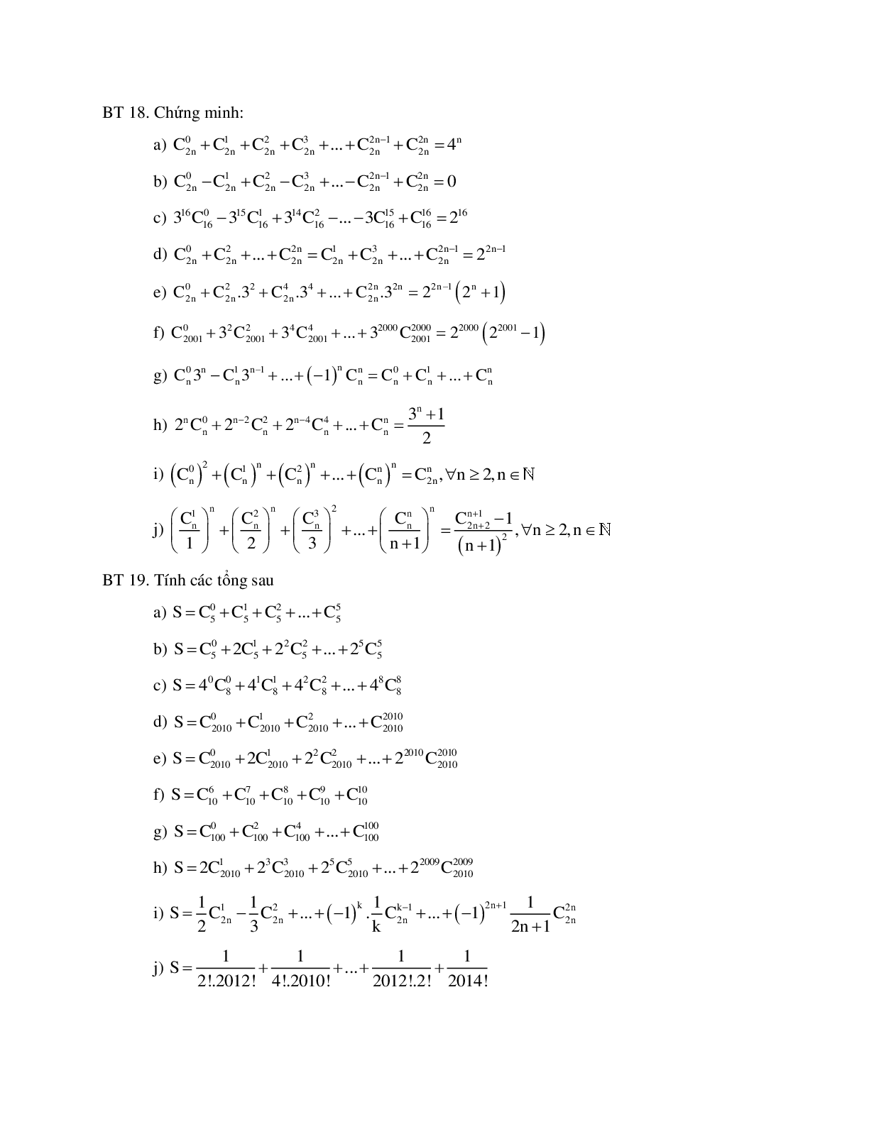 Phương pháp giải về Nhị thức Newton 2023 (lý thuyết va bài tập) (trang 7)