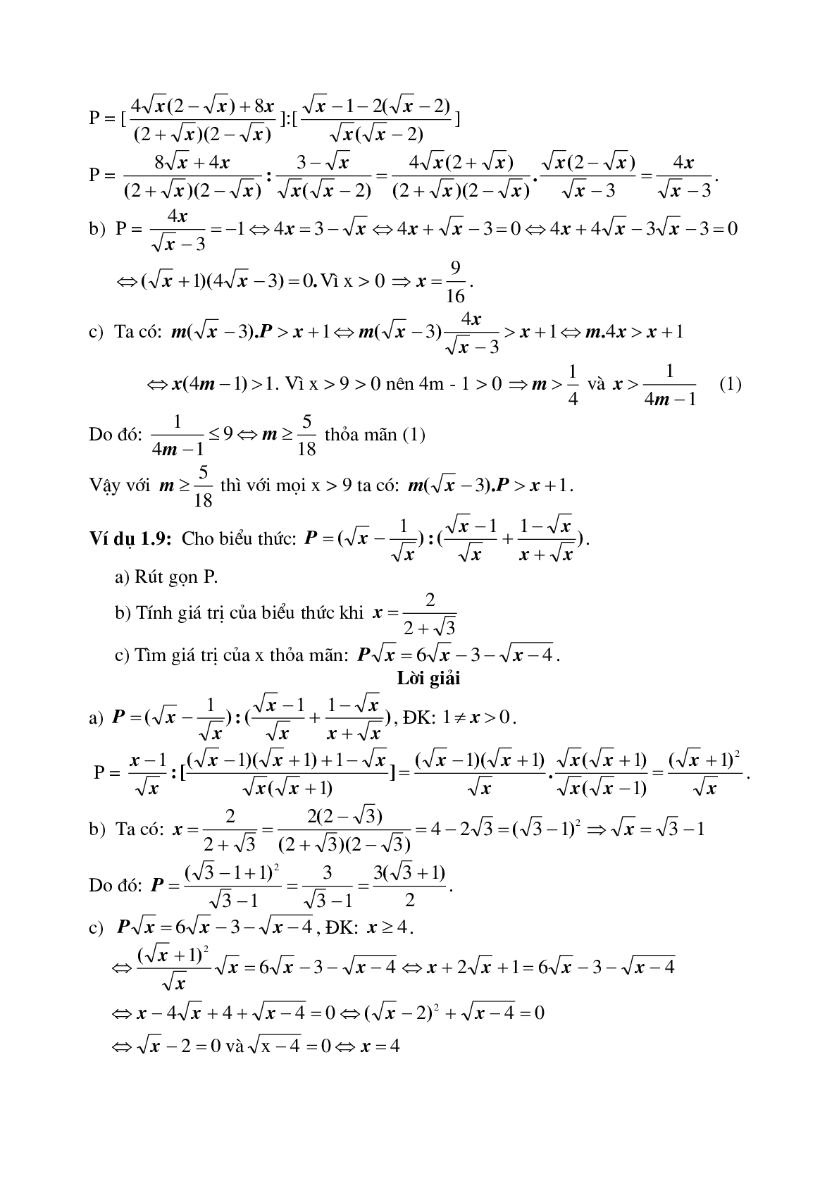 Tổng hợp kiến thức toán lớp 9 kèm ví dụ chi tiết (trang 5)