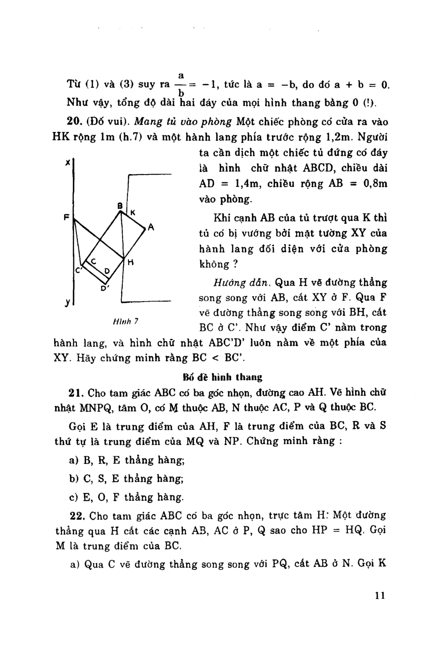 Các bài tập và chuyên đề tam giác đồng dạng trong Hình học (trang 10)