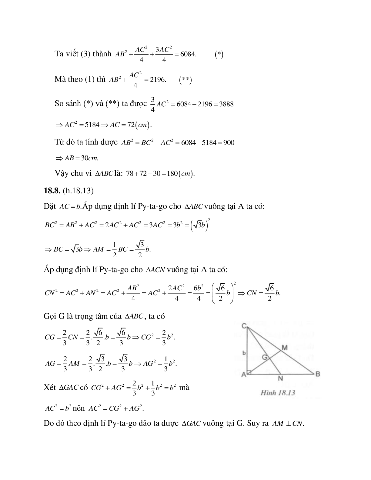 Tuyển tập những bài tập hay nhất về Tính chất ba đường trung tuyến của tam giác có lời giải (trang 10)